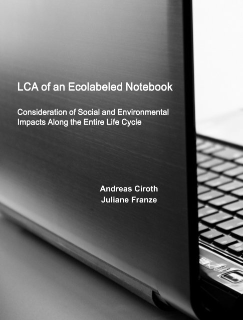 LCA of an Ecolabeled Notebook - GreenDeltaTC