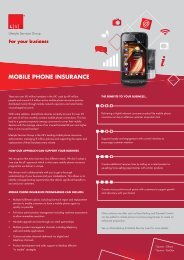 MOBILE PHONE INSURANCE - Lifestyle Services Group Ltd