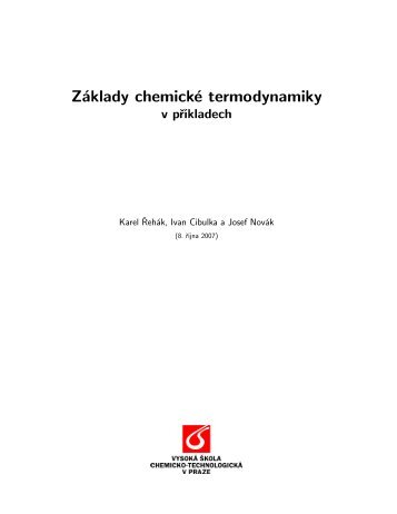 Základy chemické termodynamiky