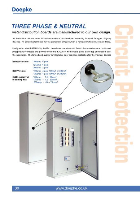 3 Phase Boards - Doepke UK Ltd