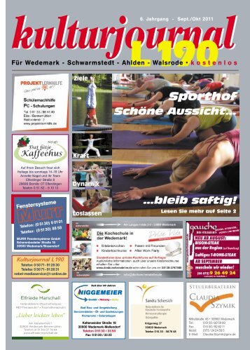 September/Oktober 2011 - Wedemark Journal und Kulturjournal190