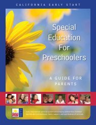 Special Education For Preschoolers - San Diego Regional Center