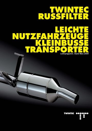 twintec russfilter leichte nutzfahrzeuge kleinbusse transporter