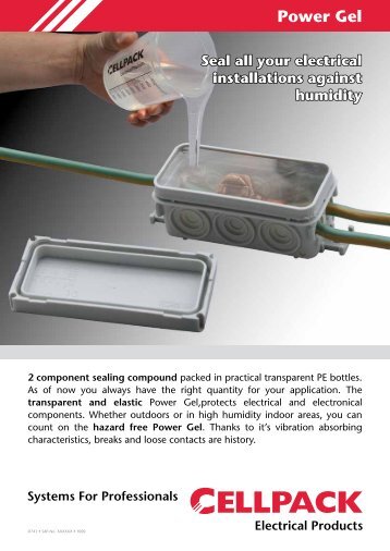 Powergel Flyer - Cellpack Electrical Products