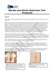 Nitrate and Nitrite Reduction Test Protocols - asmcue