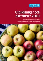 Utbildningar och aktiviteter 2010 - Riksbyggen