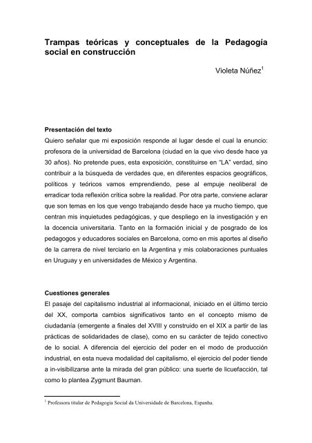 Violeta NuÃ±ez - SciELO Proceedings