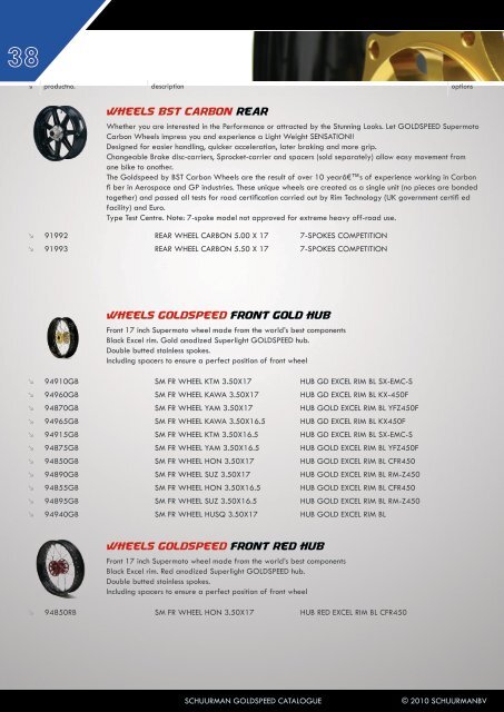 PRODUCT CATALOGUE - Schuurman B.V.