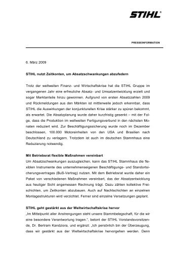 Download Pressemitteilung (.pdf) - Stihl