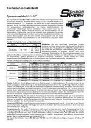 Metis MP25 - Sensortherm GmbH