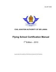 SLCAP 3090 Flying School Certification Manual - Civil Aviation ...