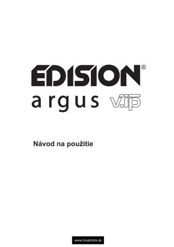 SK-manual-edision-argus-vip.pdf - Satelit TV