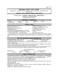 MATERIAL SAFETY DATA SHEET - Maintex