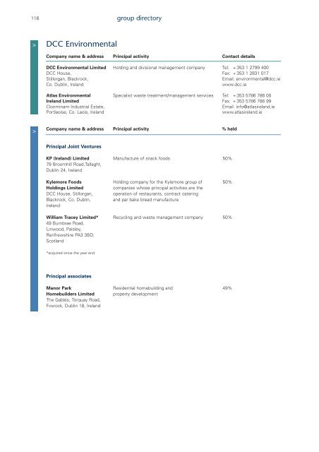 Annual Report and Accounts 2006 - DCC plc