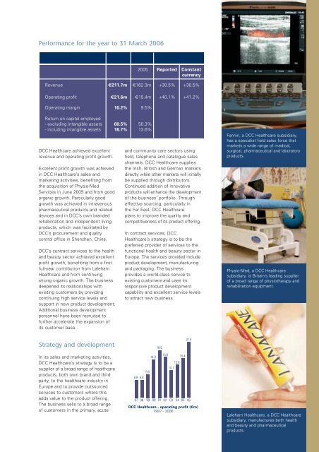 Annual Report and Accounts 2006 - DCC plc