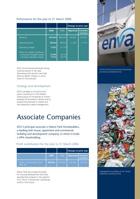 Annual Report and Accounts 2006 - DCC plc