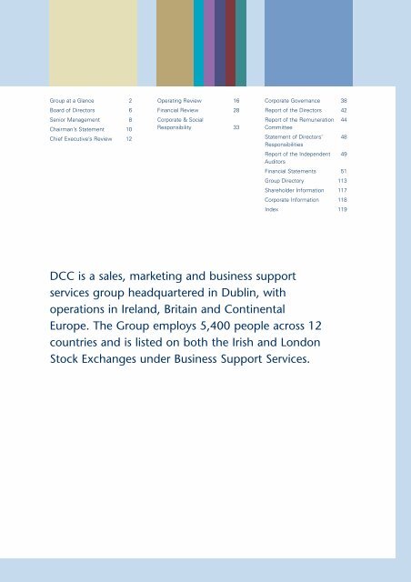 Annual Report and Accounts 2006 - DCC plc