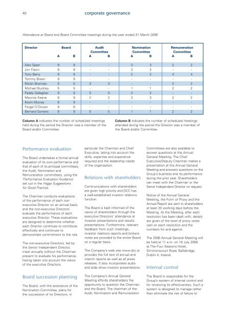 Annual Report and Accounts 2006 - DCC plc