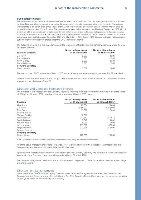 Annual Report and Accounts 2006 - DCC plc