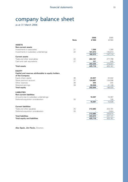Annual Report and Accounts 2006 - DCC plc