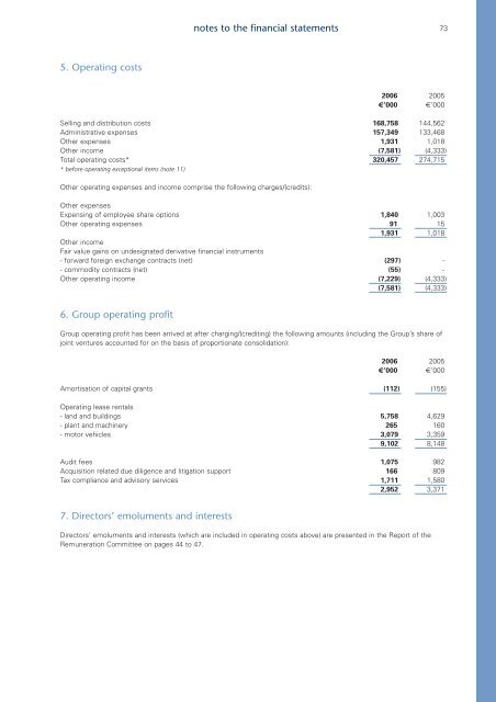 Annual Report and Accounts 2006 - DCC plc