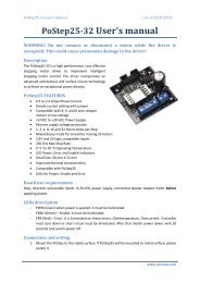 PoStep25-32 User's manual - CNC4PC