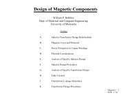 Design of Magnetic Components