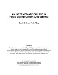 an intermediate course in food dehydration and drying - IUFoST E ...