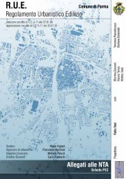 RUE allegati alle NTA - Pianificazione Territoriale - Comune di Parma