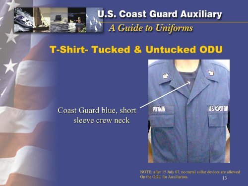 ODU Uniforms - USCGAUX District 7