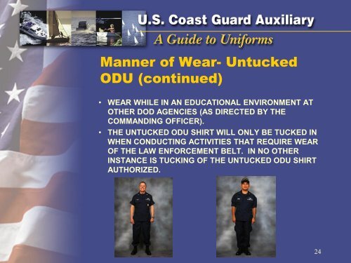ODU Uniforms - USCGAUX District 7