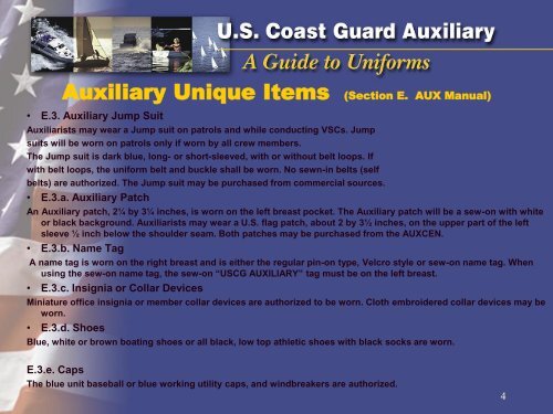 ODU Uniforms - USCGAUX District 7