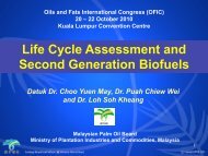 Life Cycle Assessment and Second Generation Biofuels - MOSTA