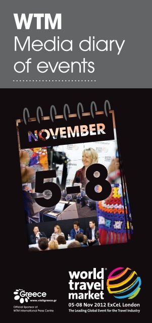 WTM Media Diary of Events Brochure - World Travel Market