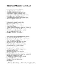 Song Lyrics to, “Michael Booth” - Booth Brothers