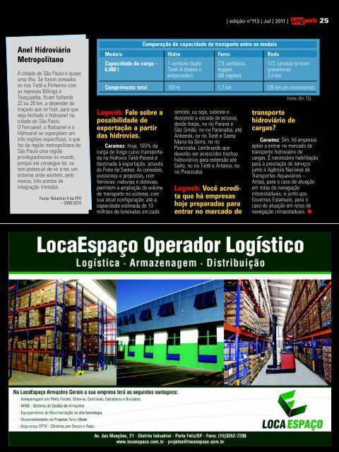 EdiÃ§Ã£o 113 download da revista completa - Logweb