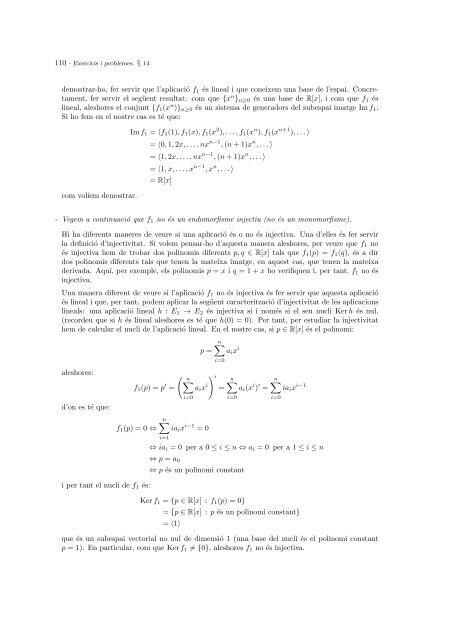 `ALGEBRA LINEAL Exercicis i problemes comentats - Departament ...