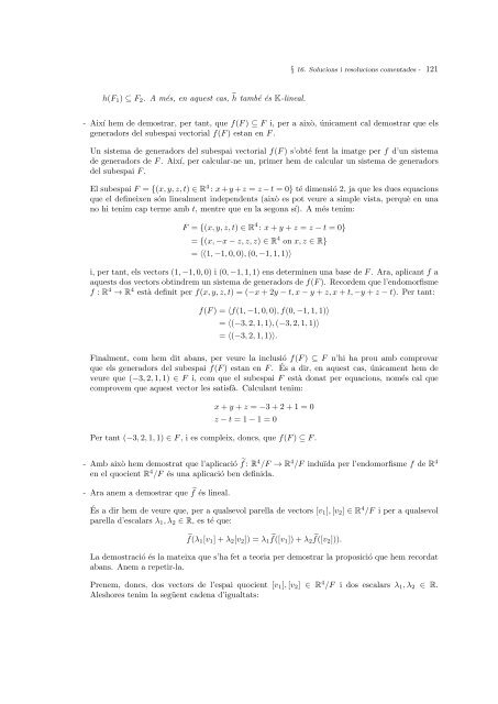 `ALGEBRA LINEAL Exercicis i problemes comentats - Departament ...