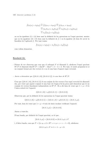 `ALGEBRA LINEAL Exercicis i problemes comentats - Departament ...