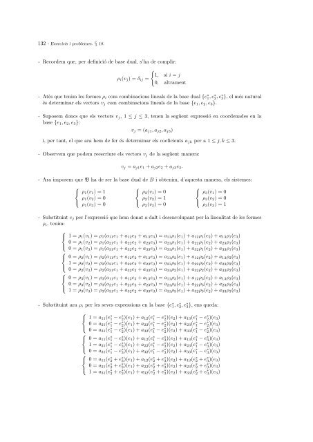 `ALGEBRA LINEAL Exercicis i problemes comentats - Departament ...