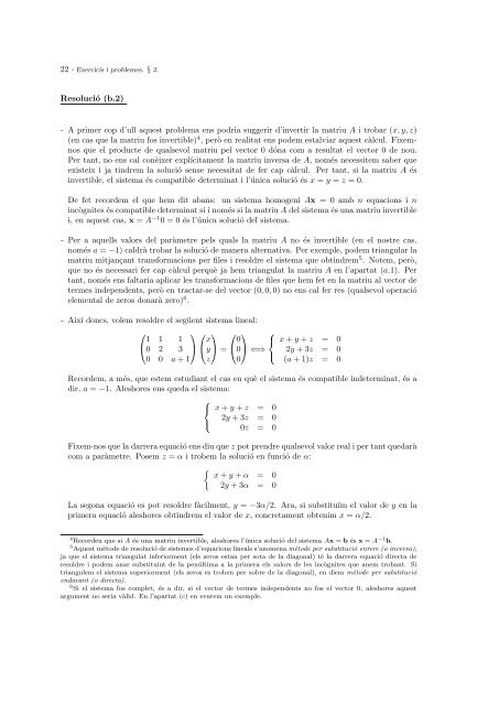 `ALGEBRA LINEAL Exercicis i problemes comentats - Departament ...