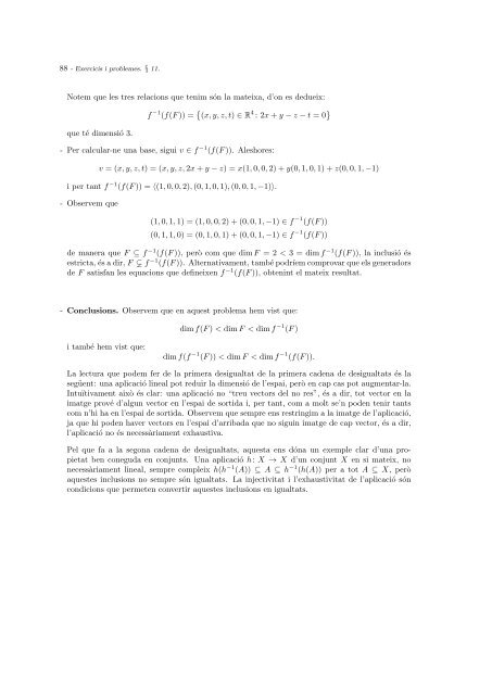 `ALGEBRA LINEAL Exercicis i problemes comentats - Departament ...