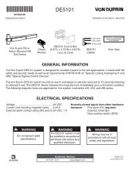 DE5101 Delayed Exit System - Security Technologies