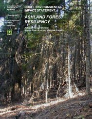 ashland forest resiliency - Southern Oregon Digital Archives ...