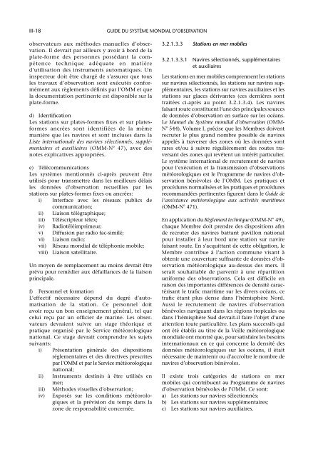 Guide du SystÃ¨me mondial d'observation - E-Library - WMO