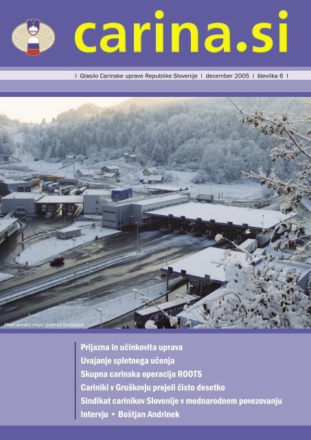 Å tevilka 6, december 2005 - Carinska uprava Republike Slovenije