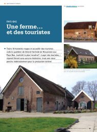 Une ferme… et des touristes