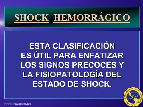 Shock - Reeme.arizona.edu