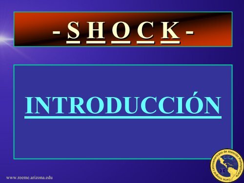 Shock - Reeme.arizona.edu