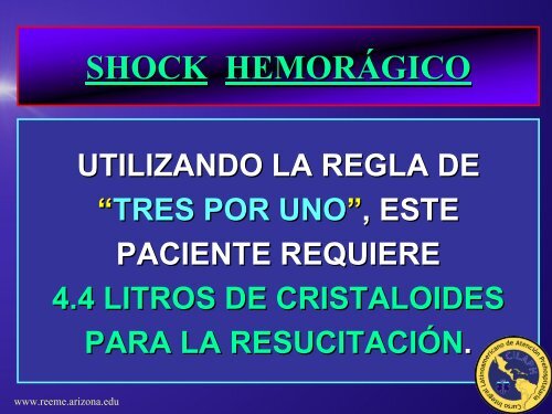 Shock - Reeme.arizona.edu